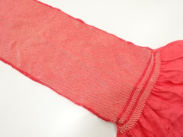 JAPANESE KIMONO / OBIAGE FOR FURISODE / SILK / SHIBORI